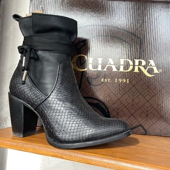 NIB Cuadra Python Leather Bootie Cuadra | Shoes | Nib Cuadra Python Leather Bootie | Poshmark main image 2